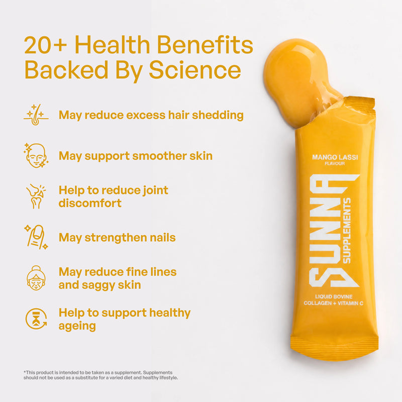 Mango Lassi Collagen Drink with Vitamin C