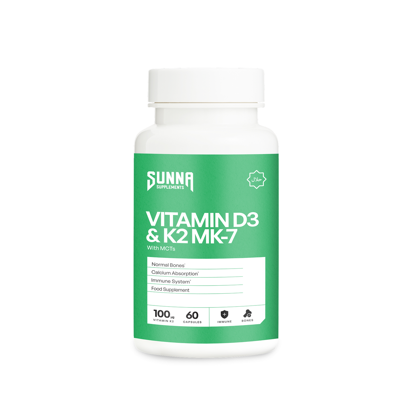 Vitamin D3 & K2 MK-7 with MCT Oil