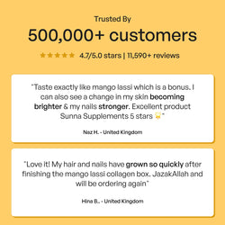 Mango Lassi Collagen Drink with Vitamin C