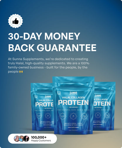 Halal Collagen + 3 FREE Gifts (Worth £50)