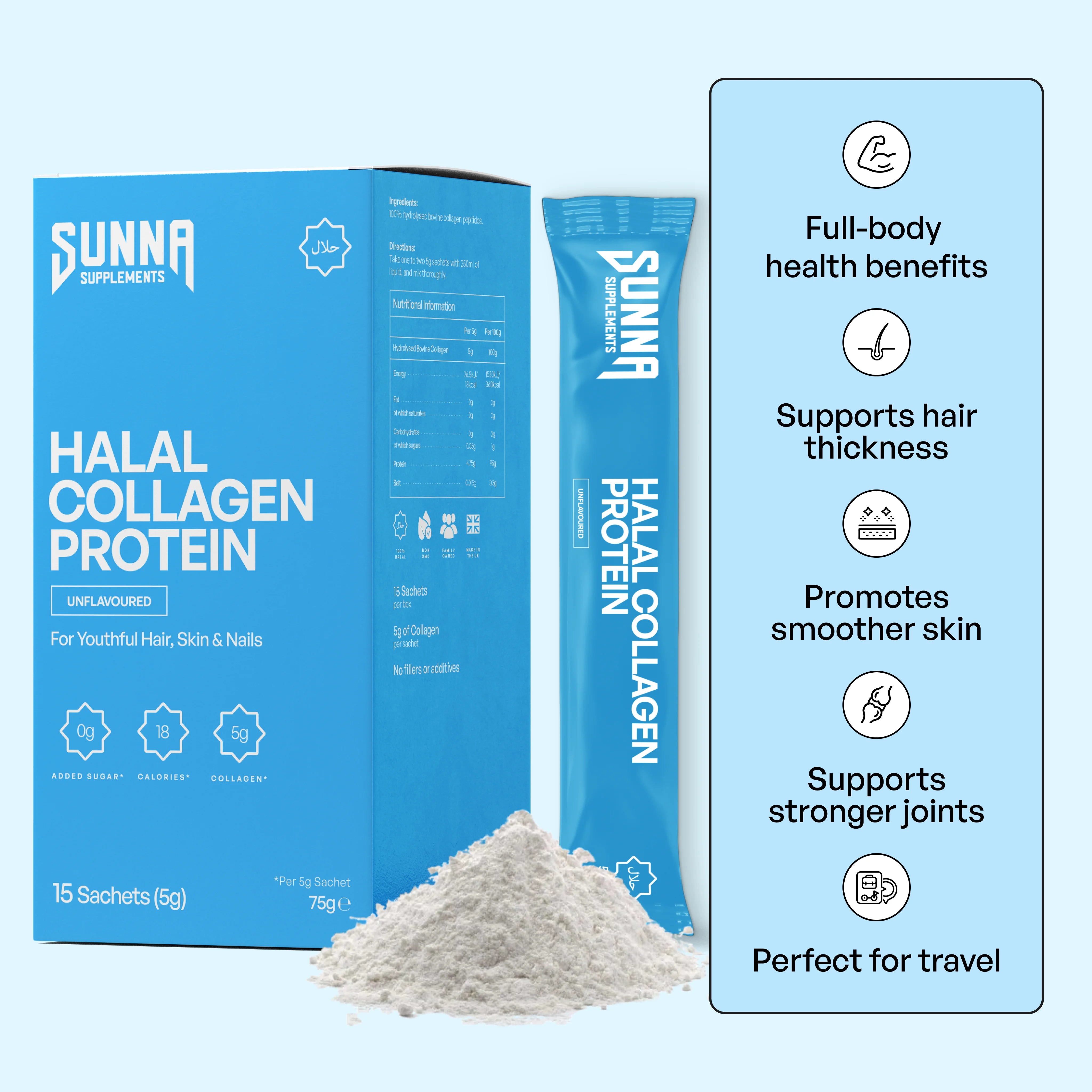 Halal Collagen Protein Sachets
