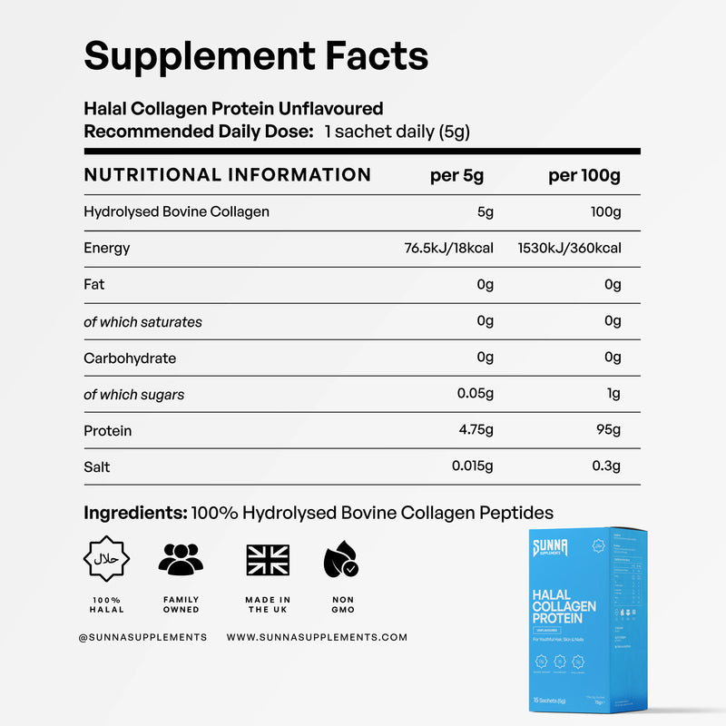 Halal Collagen Protein Sachets