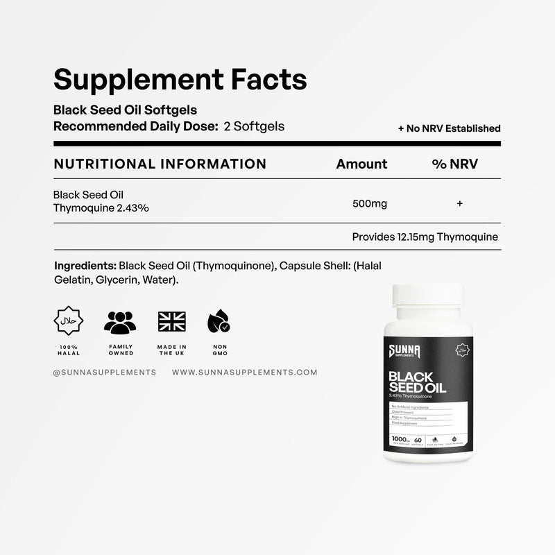 Black Seed Oil Softgels