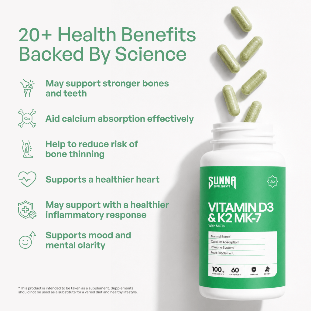 Vitamin D3 & K2 MK-7 with MCT Oil