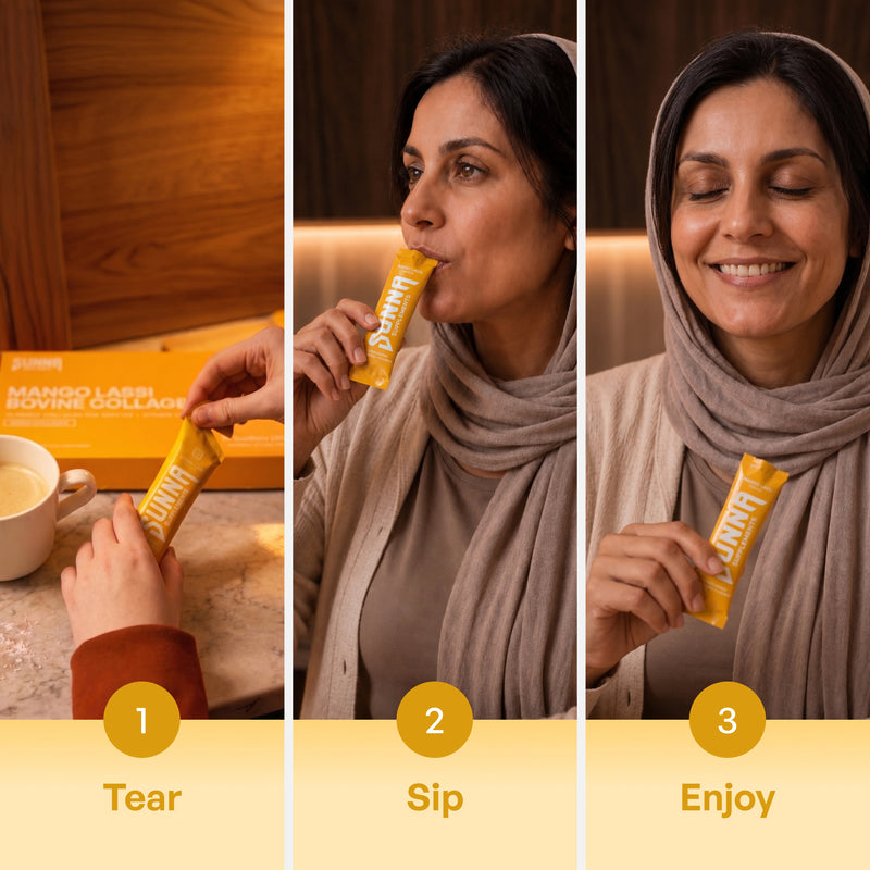 Mango Lassi Collagen Drink with Vitamin C
