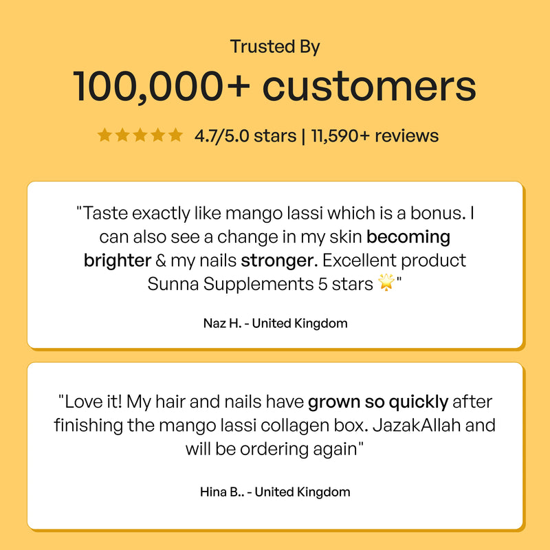 Mango Lassi Collagen Drink with Vitamin C