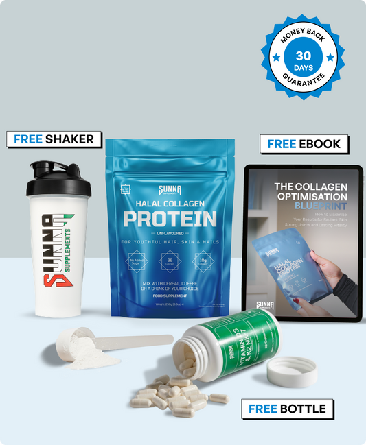 Halal Collagen + 3 FREE Gifts (Worth £50)