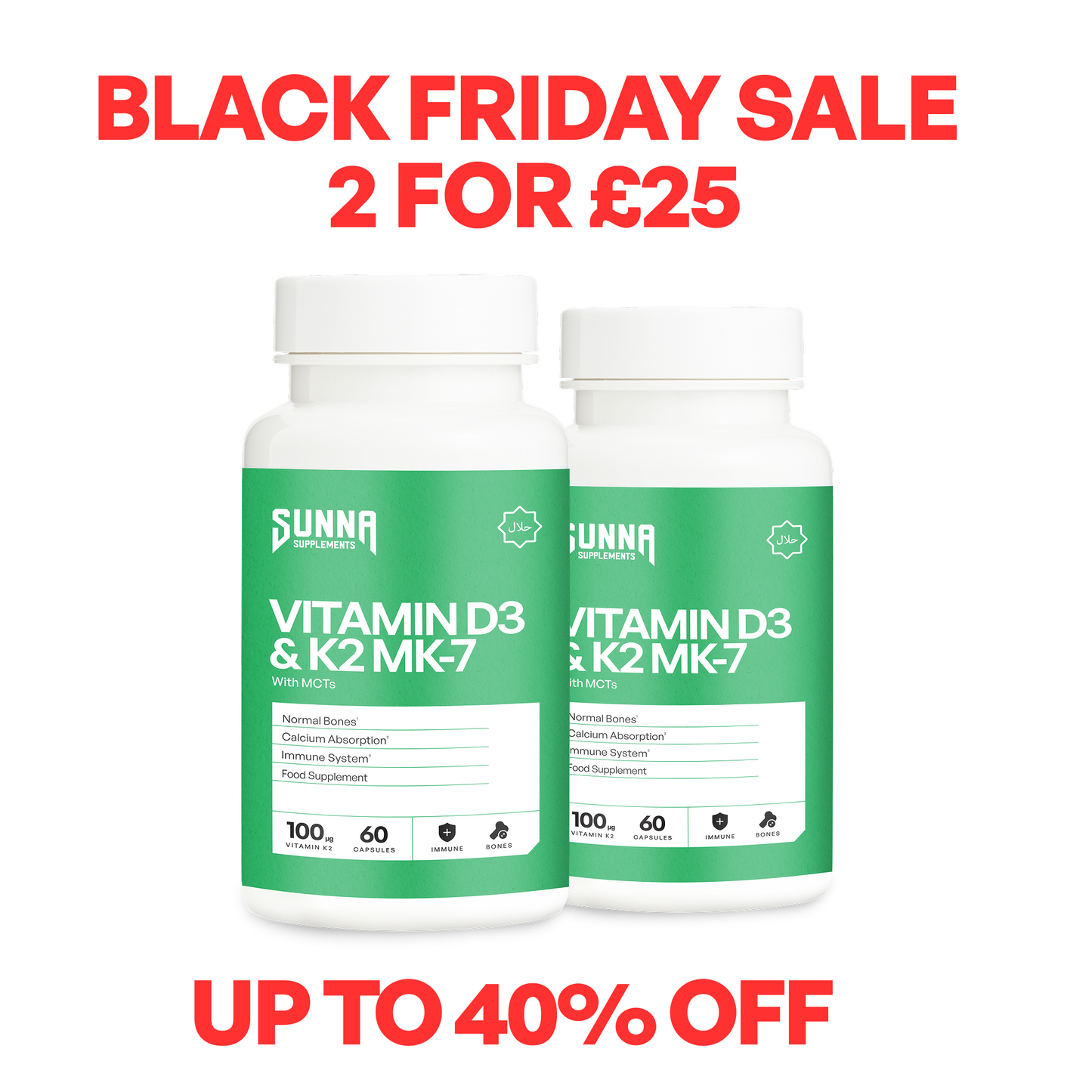 Vitamin D3 & K2 MK-7 with MCT Oil