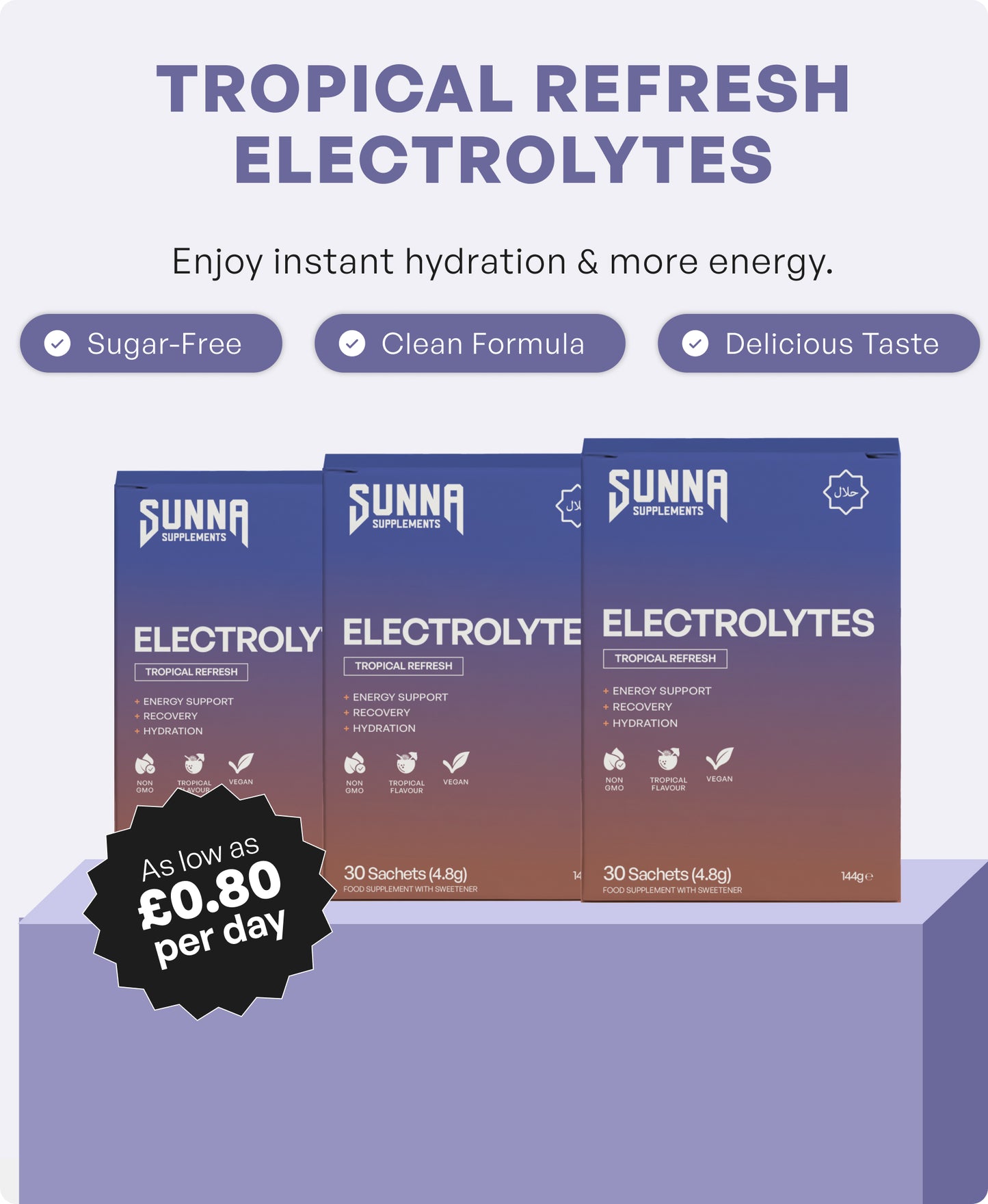 Tropical Refresh Electrolytes + 3 FREE Gifts (Worth £50)