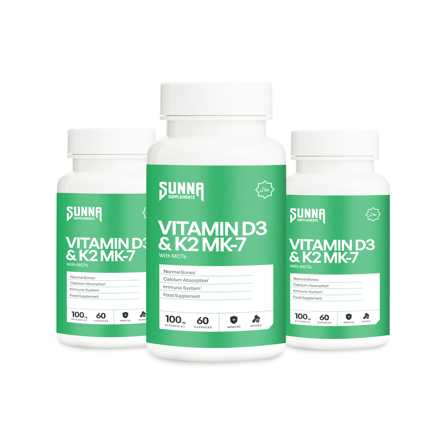Vitamin D3 & K2 MK-7 with MCT Oil