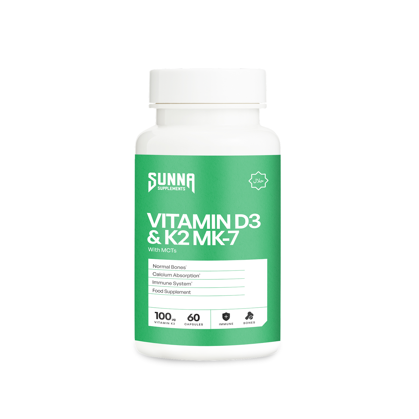 Vitamin D3 & K2 MK-7 with MCT Oil