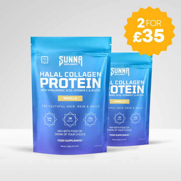 Halal Flavoured Collagen Vanilla (Pack of 2)