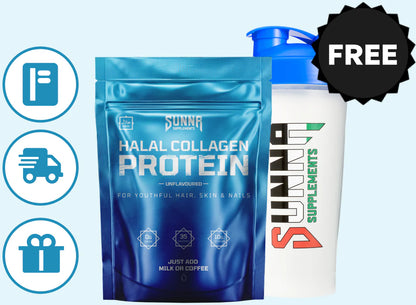 Halal Collagen Protein + Free Shaker